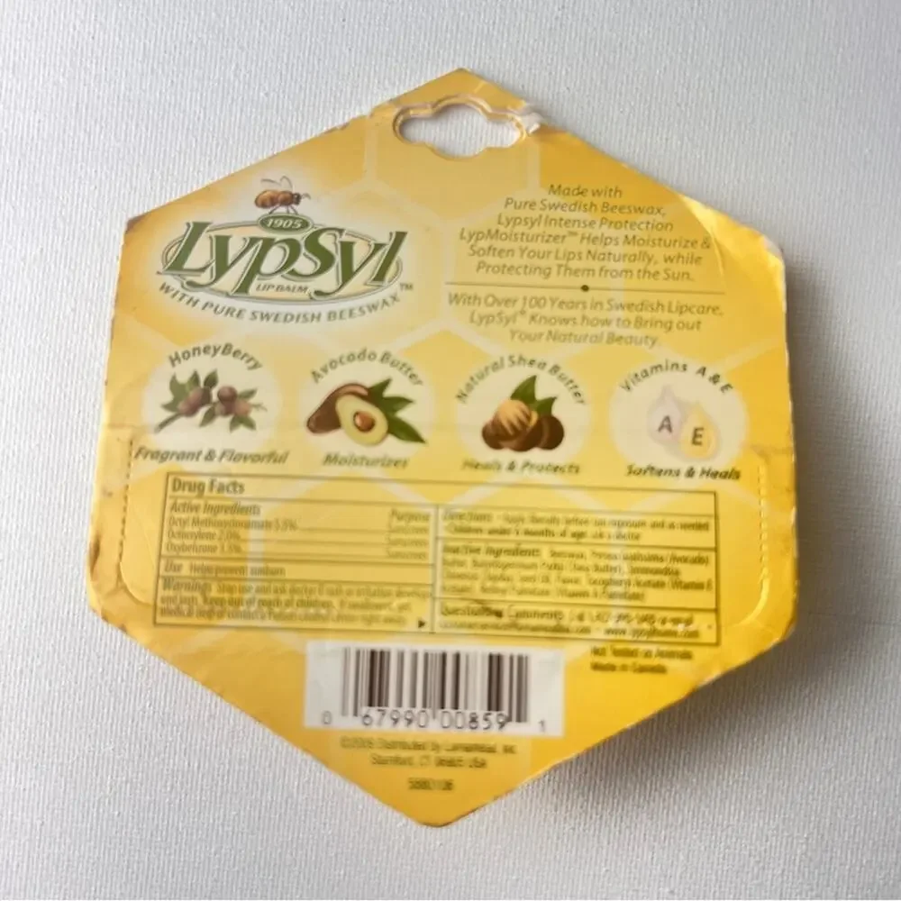 Lypsyl Rare Intense Protection Lypmoisturizer  Honey Berry  LIP Balm With SPF 15